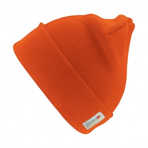 Result Winter Essentials Heavyweight Thinsulate™ Woolly Ski Hat - Fluorescent Orange - OneSize