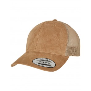 Flexfit Suede Leather Trucker Cap