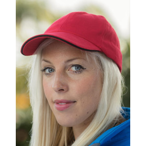 Result Headwear Brushed Cotton Sandwich Cap