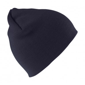 Result Winter Essentials Soft Feel Cuffless Beanie - Navy - OneSize