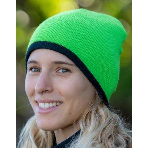 Result Winter Essentials Soft Feel Cuffless Reversible Beanie