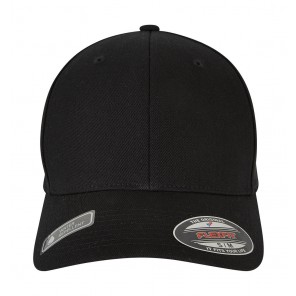 Flexfit Flexfit Wooly Combed Waterrepellent - Black - L/XL