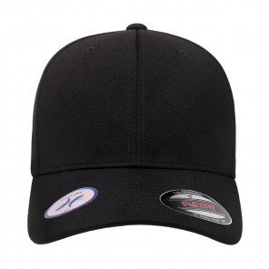 Flexfit Cool and Dry Sport Cap - Black - S/M