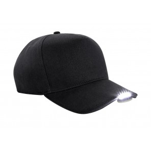 Beechfield LED Light Cap - Black - OneSize