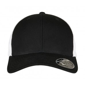 Flexfit 110 Mesh 2-Tone Cap - Black/White - OneSize