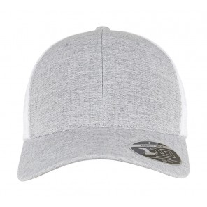 Flexfit 110 Mesh 2-Tone Cap - Melange Silver/White - OneSize
