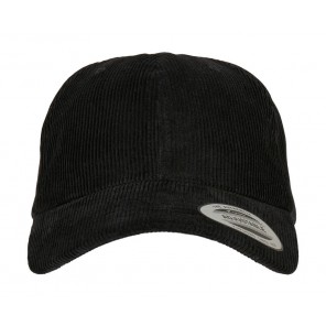 Flexfit Low Profile Corduroy Dad Cap - Black - OneSize