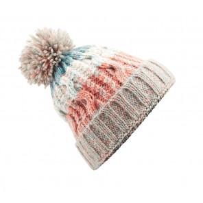 Beechfield Corkscrew Pom Pom Beanie - Milkshake Mix - OneSize