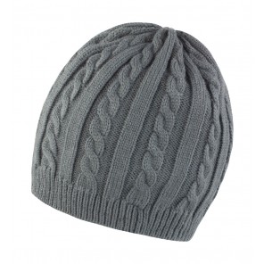 Result Winter Essentials Mariner Knitted Hat - Grey/Black - OneSize