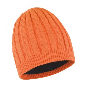 Result Winter Essentials Mariner Knitted Hat - Burnt Orange/Black - OneSize