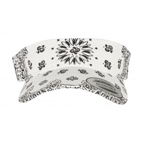 Flexfit Visor Bandana Print - White - OneSize