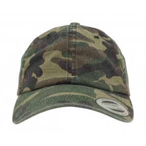 Flexfit Low Profile Camo Washed Cap - Wood Camo - OneSize