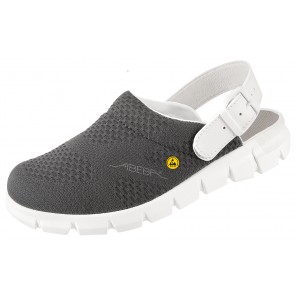 Abeba ESD-Berufsschuhe Dynamic OB Clog anthrazit CE ESD SRC