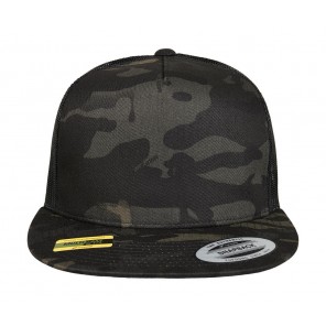 Flexfit Multicam Trucker Cap - Black - OneSize
