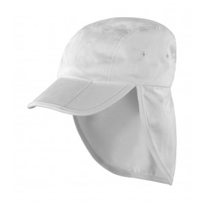 Result Headwear Fold Up Legionnaire Cap - White - OneSize