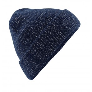 Beechfield Reflective Beanie - French Navy - OneSize