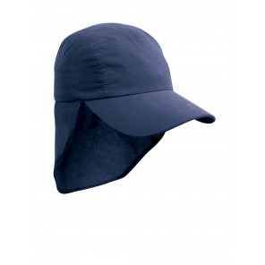 Result Headwear Junior Ulti Legionnaire Cap - Navy - OneSize