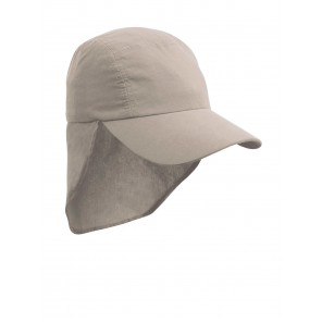 Result Headwear Junior Ulti Legionnaire Cap - Desert Khaki - OneSize