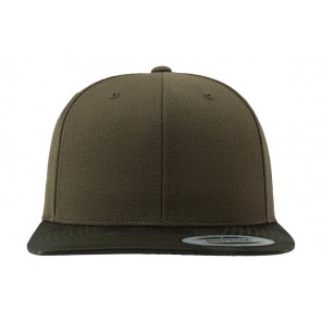 Flexfit Camo Visor Snapback - Olive Camo - OneSize
