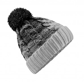 Beechfield Ombré Beanie - Black/Light Grey - OneSize