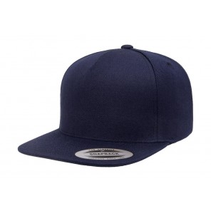 Flexfit Premium 5 Panel Snapback - Navy - OneSize
