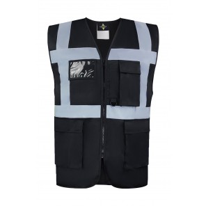 Korntex Executive Safety Vest "Hamburg" - Black - L