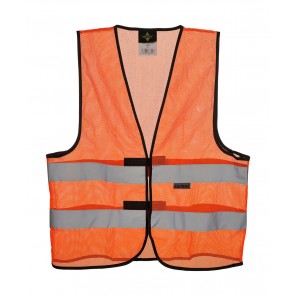 Korntex Mesh-Vest "Thessaloniki" - Orange - 5XL