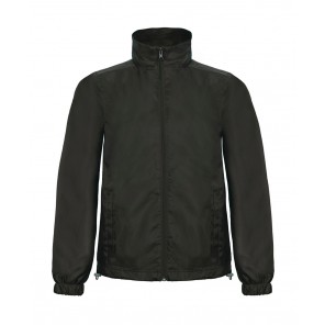 B&C Outerwear ID.601 Midseason Windbreaker - Black - 2XL