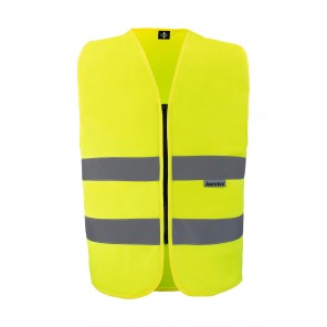 Korntex Safety Vest with Zipper "Cologne" - Yellow - S