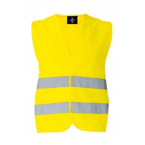 Korntex Basic Car Safety Vest for Print "Karlsruhe" - Yellow - 2XL