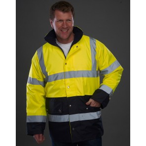 Yoko Fluo 2 Tone Motorway Jacket