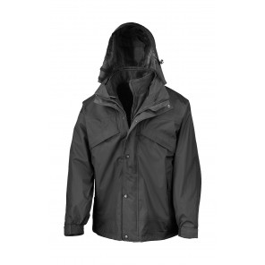 Result 3-in-1 Jacket with Fleece - Black - XS