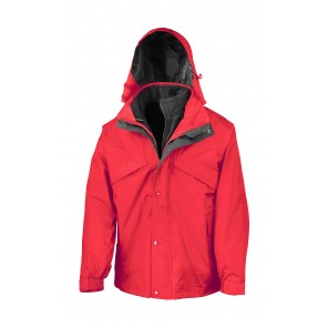 Result 3-in-1 Jacket with Fleece - Red - XS