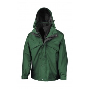 Result 3-in-1 Jacket with Fleece - Bottle Green - XL