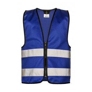 Korntex Functional Zipper Vest for Kids "Aalborg" - Royal Blue - XS