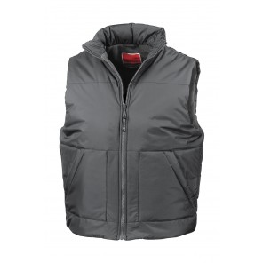 Result Fleece Lined Bodywarmer - Dark Grey - M