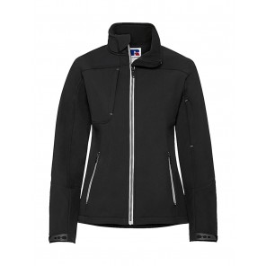 Russell Ladies' Bionic Softshell Jacket - Black - S