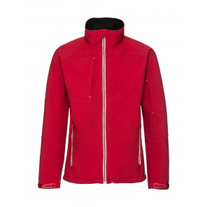 Russell Men's Bionic Softshell Jacket - Classic Red - S