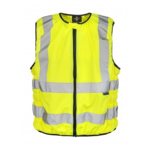 Korntex Hi-Vis Biker Vest "Schleiz" - Yellow - 4XL