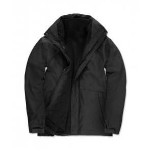 B&C Outerwear Corporate 3-in-1 Jacket - Black - L