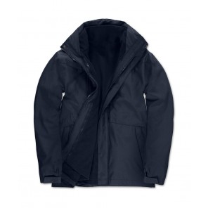 B&C Outerwear Corporate 3-in-1 Jacket - Navy - L