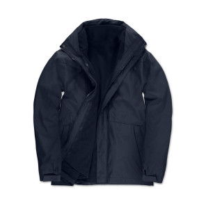 B&C Outerwear Corporate 3-in-1 Jacket - Navy - 2XL