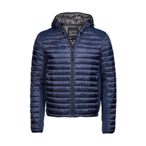 Tee Jays Hooded Outdoor Crossover Jacket - Navy Blue - 3XL