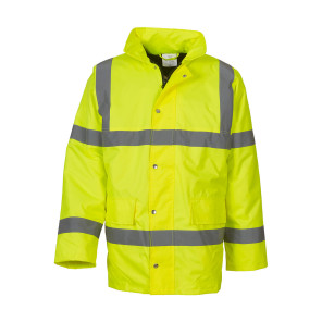 Yoko Fluo Classic Motorway Jacket - Yellow - 3XL