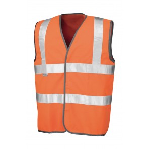 Result Safe-Guard Safety Hi-Vis Vest - Fluorescent Orange - 2XL
