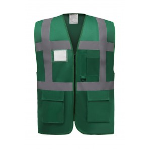 Yoko Fluo Executive Waistcoat - Paramedic Green - S