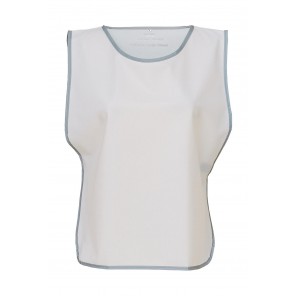 Yoko Fluo Reflective Border Tabard - White - L/XL