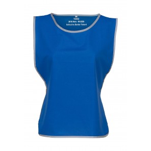 Yoko Fluo Reflective Border Tabard - Royal Blue - S/M