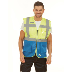 Yoko Fluo Open Mesh Executive Waistcoat