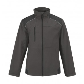B&C Pro Shield Softshell PRO Jacket - Dark Grey - L